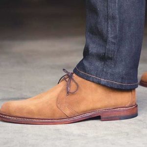 allen edmonds suede chukka boots